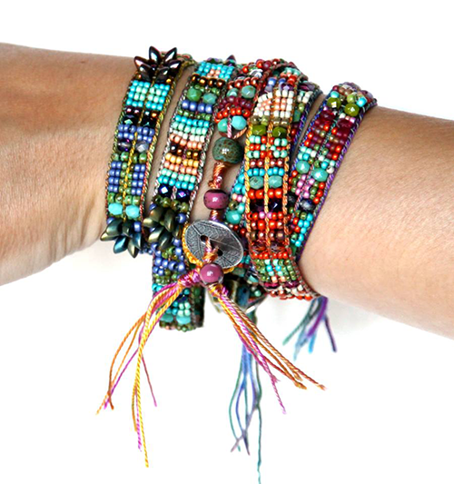 woven bead bracelets