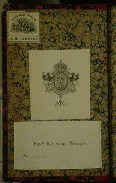 Bookplates in Libraries' copy of Commettant's Trois ans aux Etats-Unis.
