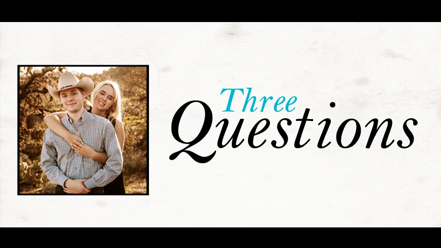 photograph of Michael and Nichole Ritchie; Three Questions