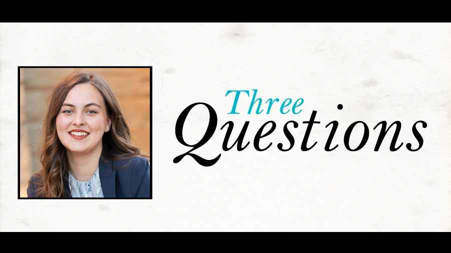photograph of Jane Anne Carroll; Three Questions