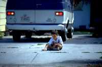 Child on Driveway