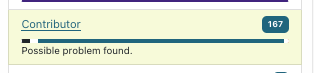 Screenshot of the contributor field flagged in the overview