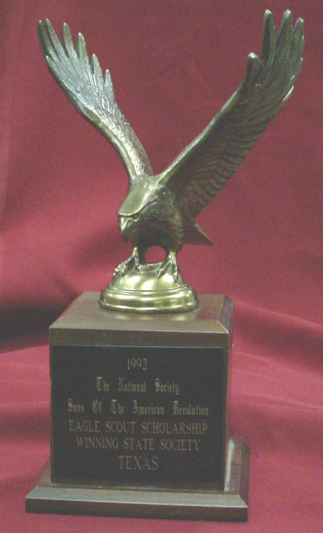 View of trophy.