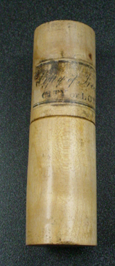 View of original case.